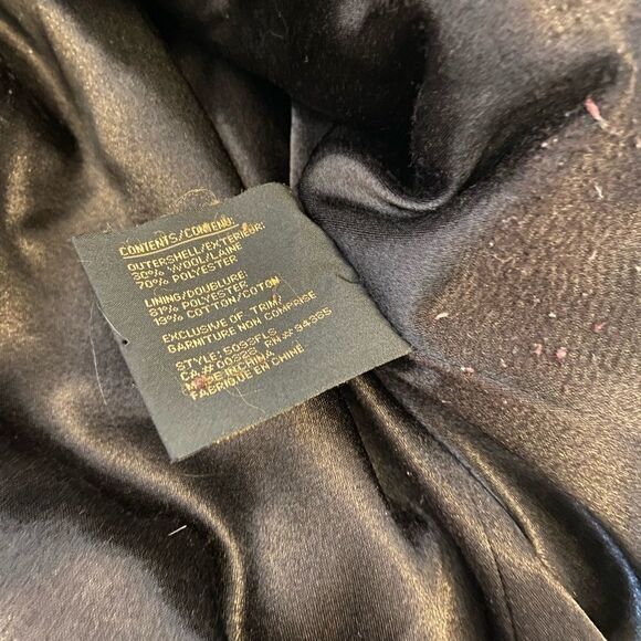 NOVELTI Juniors Brown Plaid Wool Blend Button Coat - Picture 7 of 8